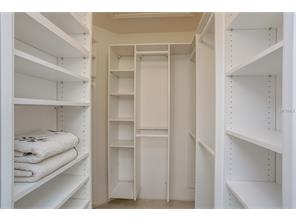 Fully Featured Master Bedroom Walk-In Closet 600 Carriage House Lane #202, Nokomis, FL